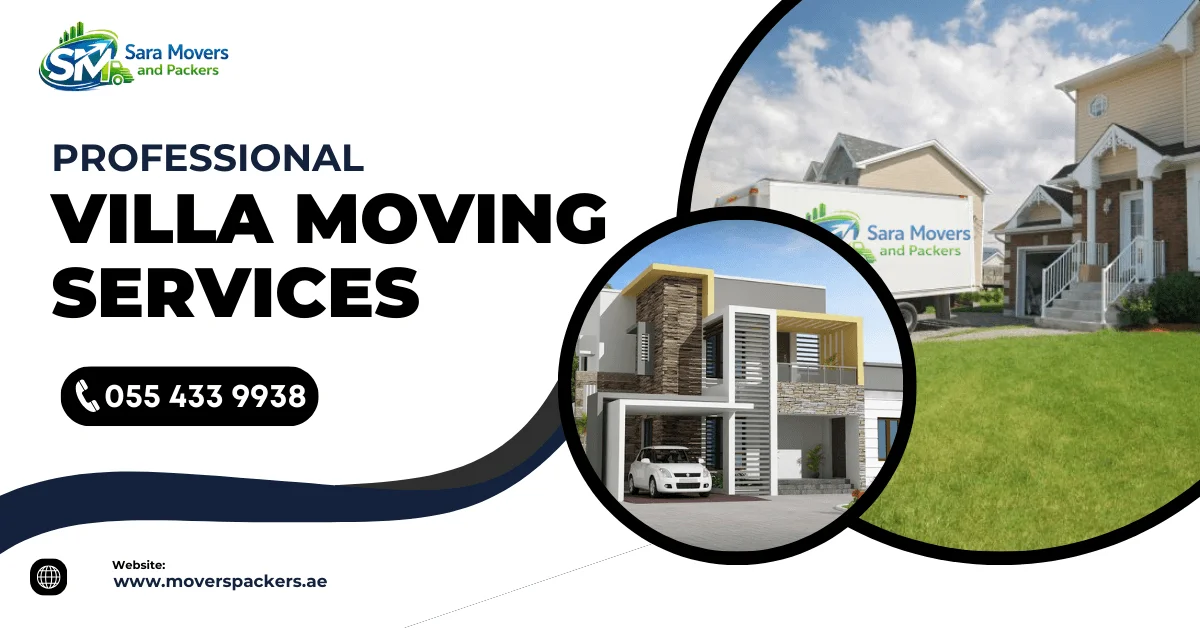 Villa moving by Sara Movers and Packers
