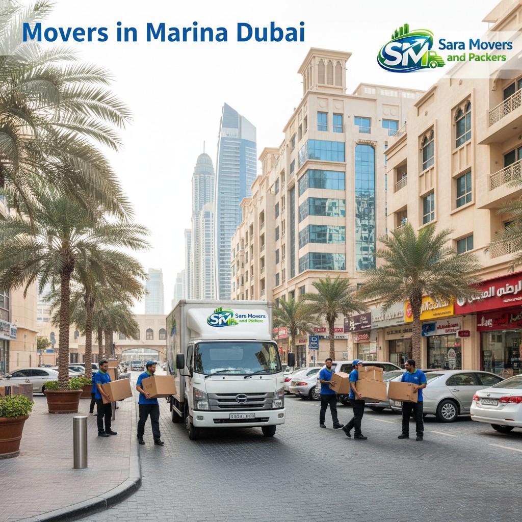 Sara Movers and Packers moving in Dubai Marina